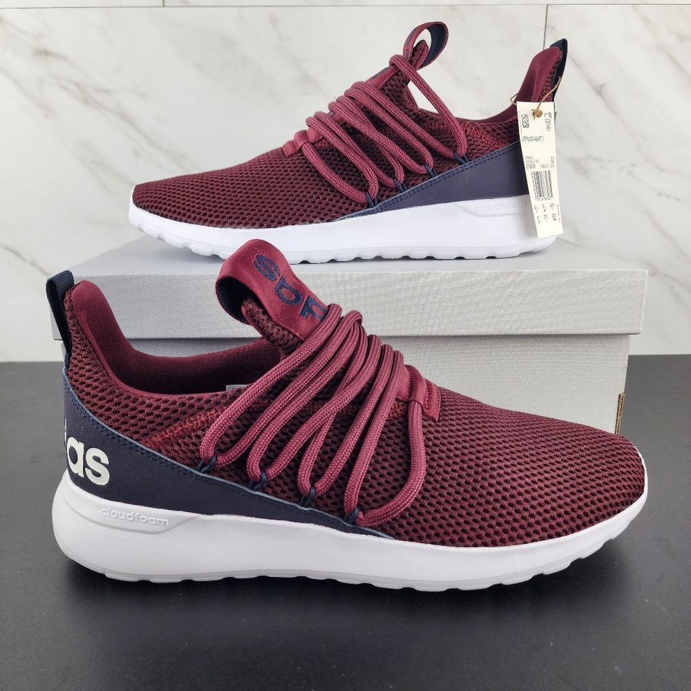 New Adidas Lite Racer Adapt 3.0 Maroon Sneakers